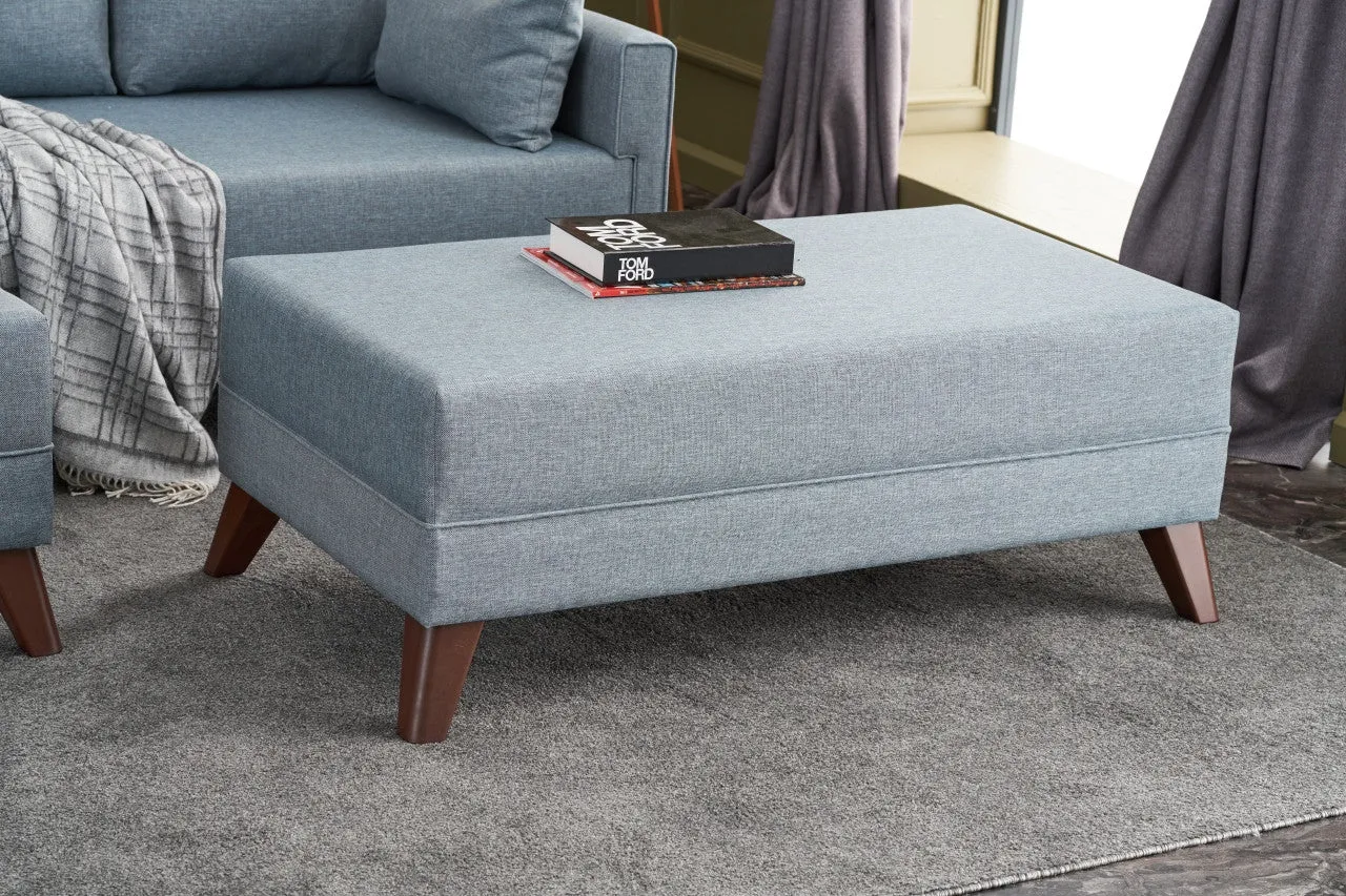 Bella Mini Corner Sofa Right - Brown