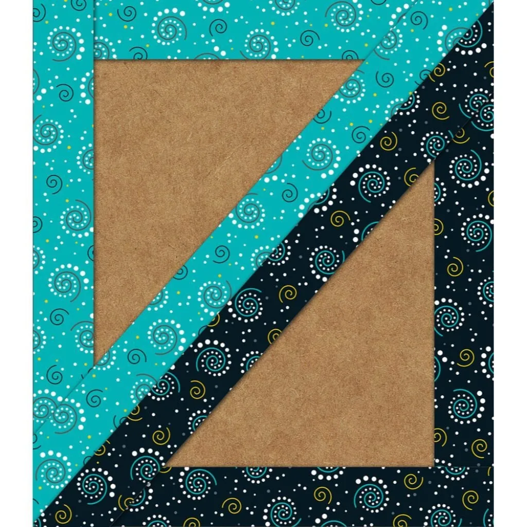 Black, White & Bold Straight Borders