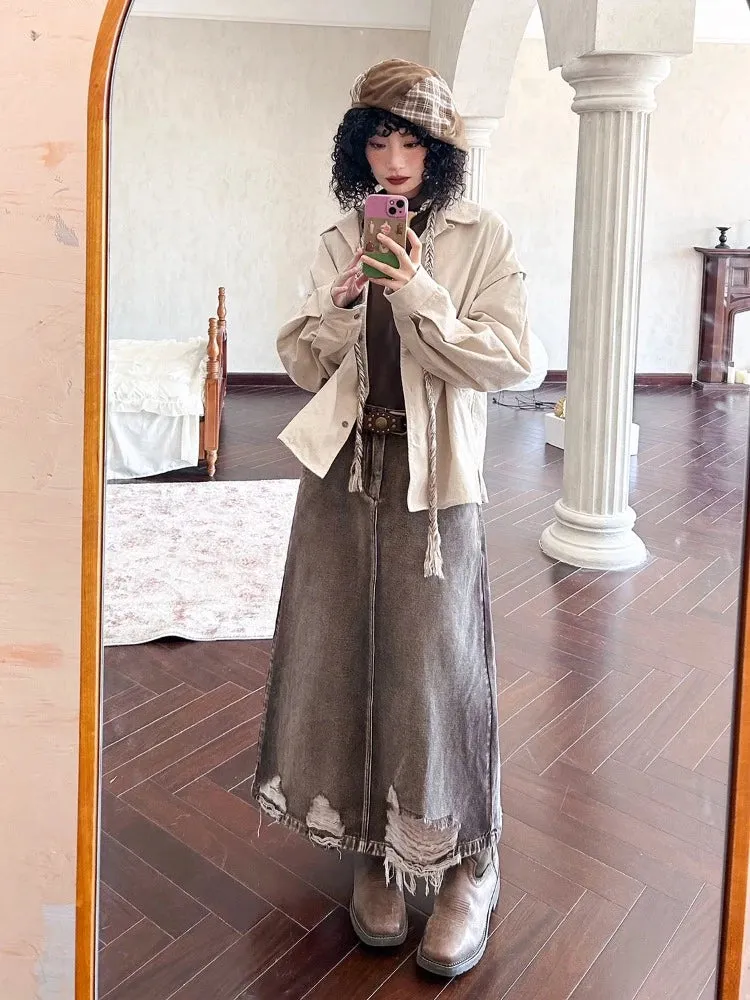 Casual denim skirt【s0000005532】