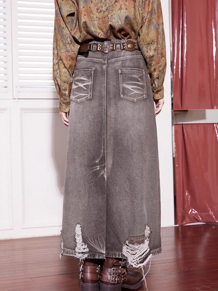 Casual denim skirt【s0000005532】