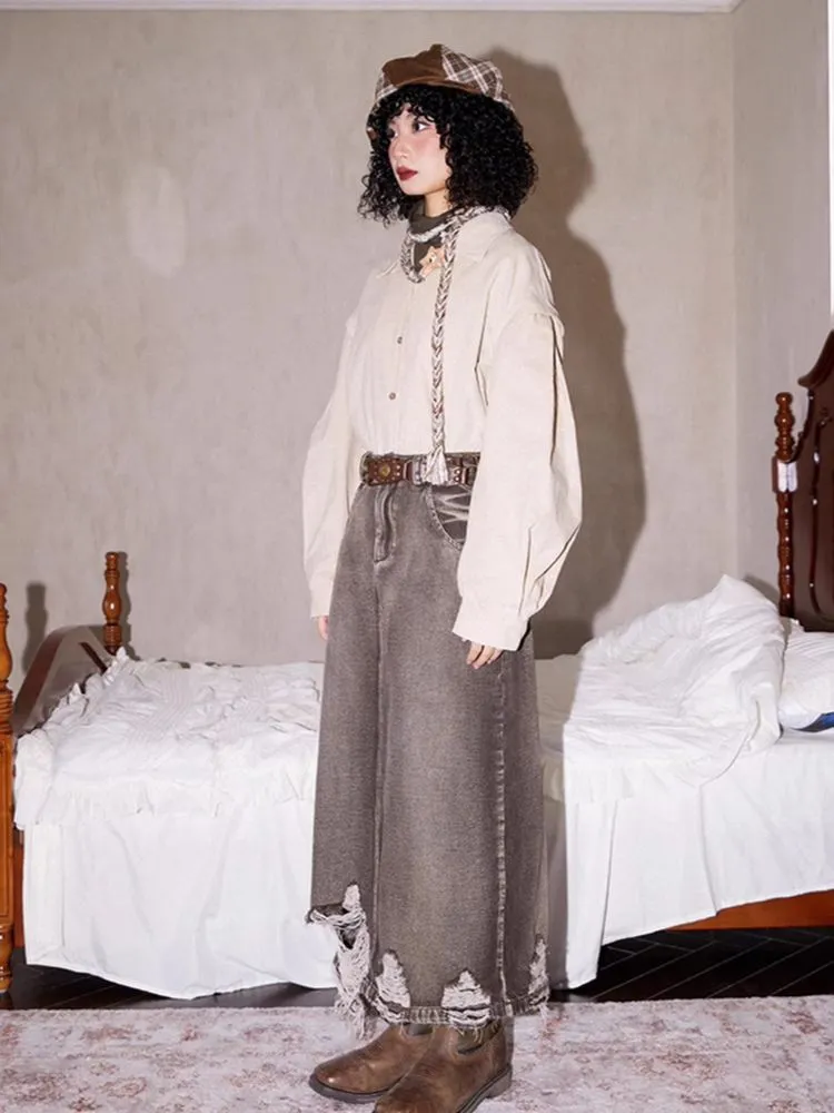 Casual denim skirt【s0000005532】