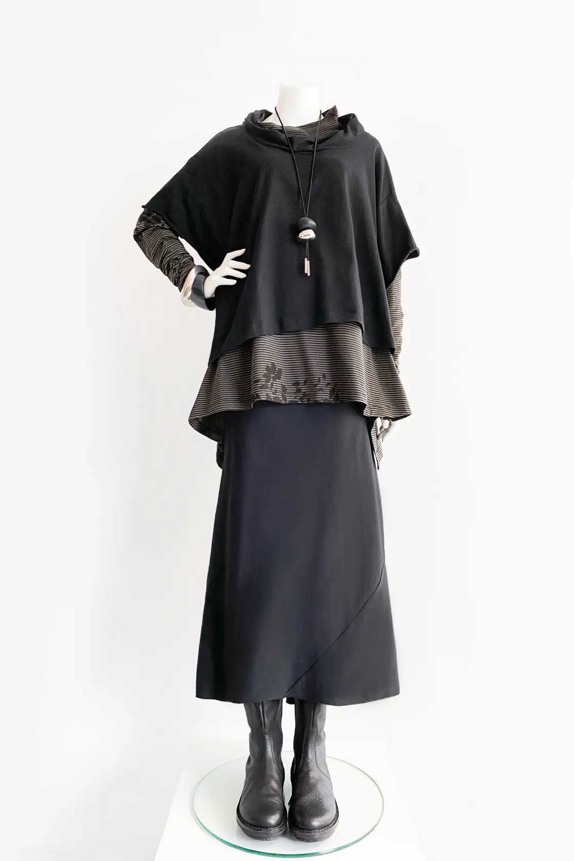 Enoteca Skirt in Black Tokyo
