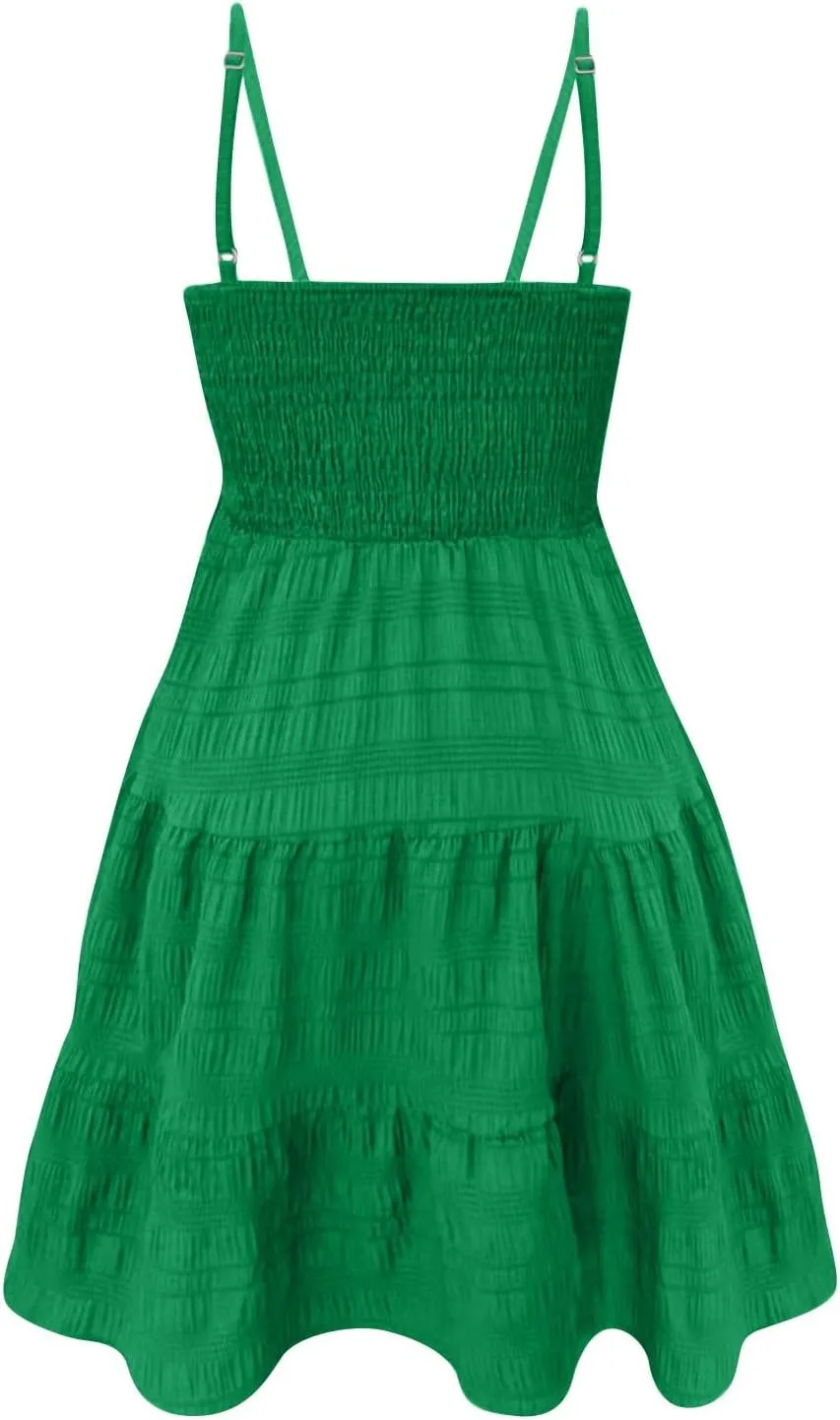 Homecoming Graduation Dresses for Teens Summer Beach Cute Mini Sundress Women Short Prom Dress Date Night Outfit