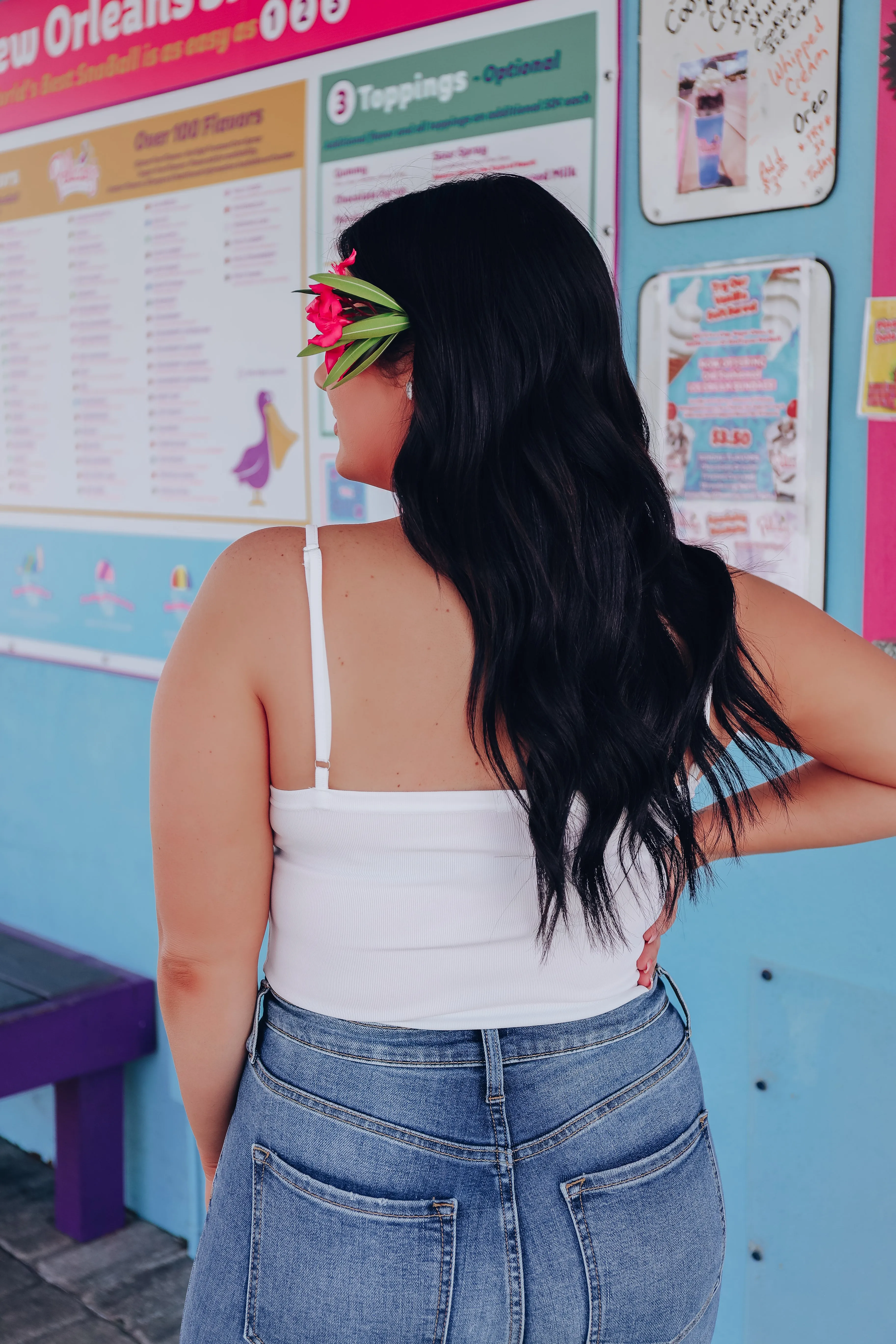 Isla Seam Detail Bodysuit - White