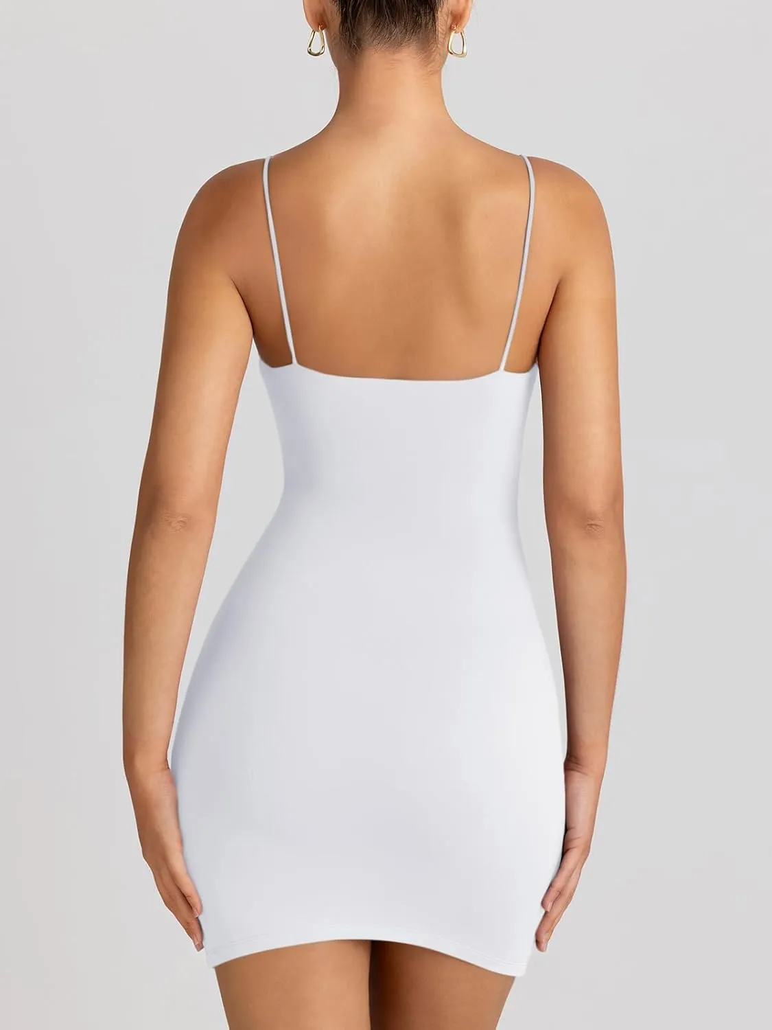 LILLUSORY Women's Mini Sexy Bodycon Dress 2025 Summer Going Out Short Backless Party Club Dresses Beach Vacation Outfits