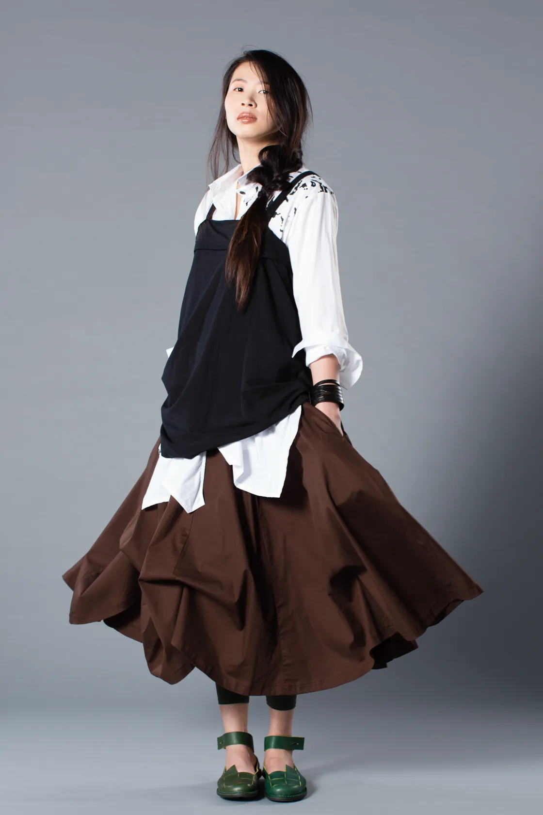 Parachute Skirt in Nutmeg L.A.