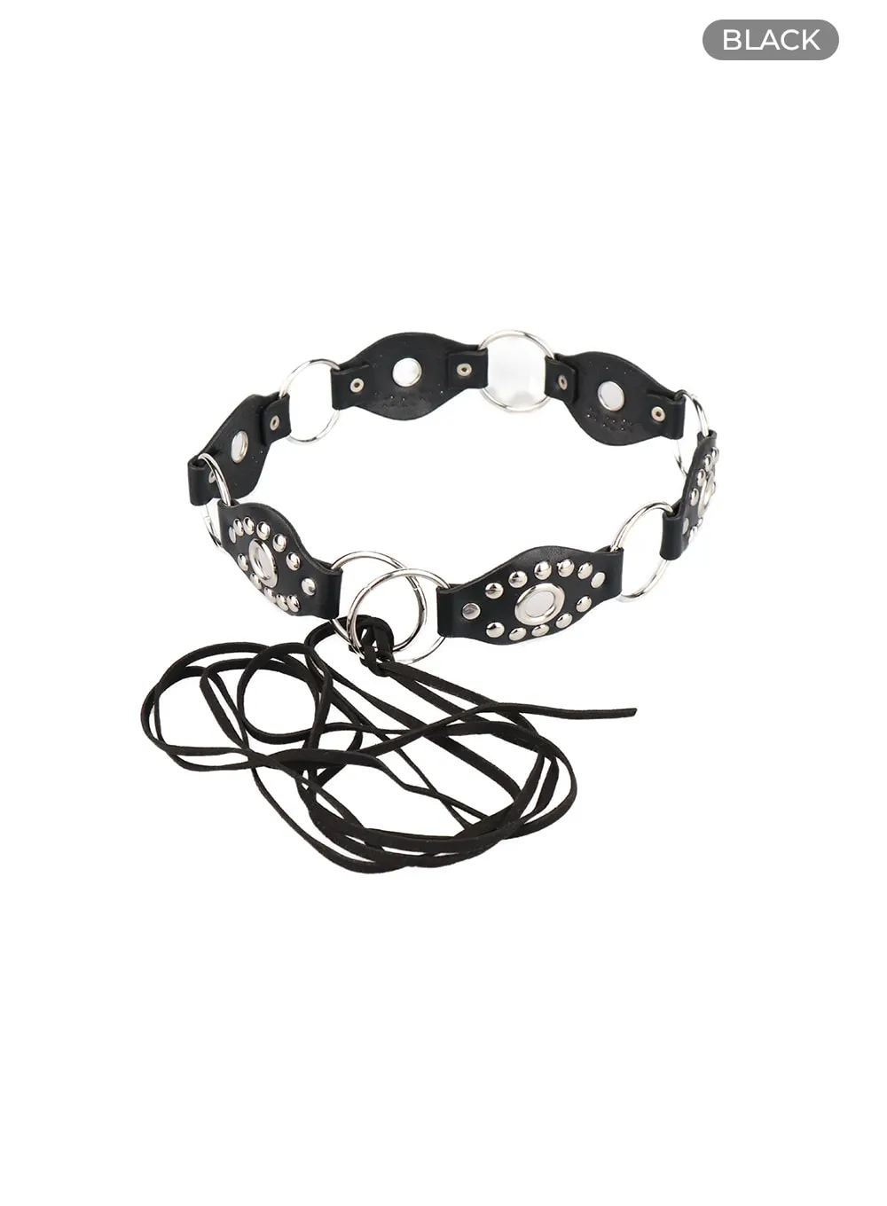Stud Strap Faux Leather Belt CA422