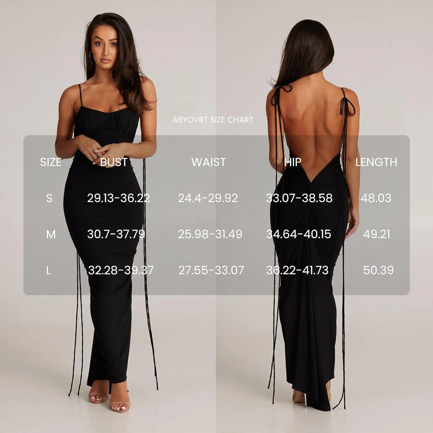 Women Sexy Backless Bodycon Sleeveless Open Back Maxi Dress for Going Out, Elegant Party Cocktail Long Dress