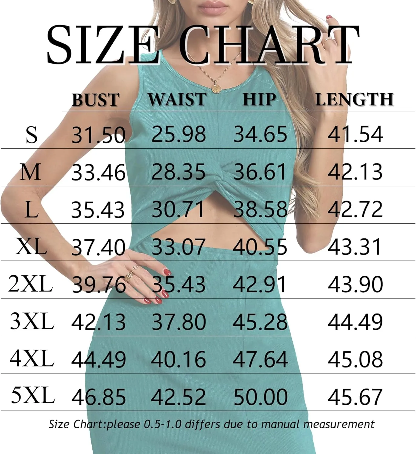 Women's Summer Dress with Slit Sleeveless Crew Neck Cutout Twist Front Crisscorss Ribbed Knit Bodycon Midi Casual Dresses