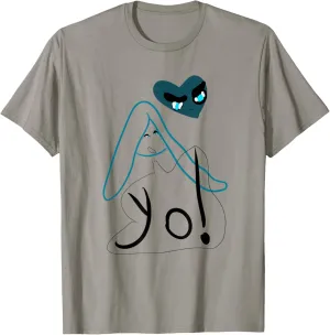 YO! coo heart fun kids art abstract artwork T-Shirt